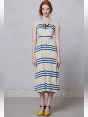 Dusen Dusen Spring Stripe Midi Dress